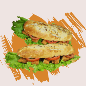 Bocadillo de pechuga de pavo empanada - puerto de la Cruz